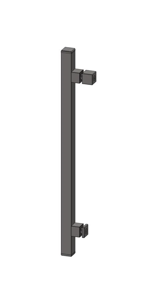 Vismaravetro Linea Ti-Quadro maniglione cromo