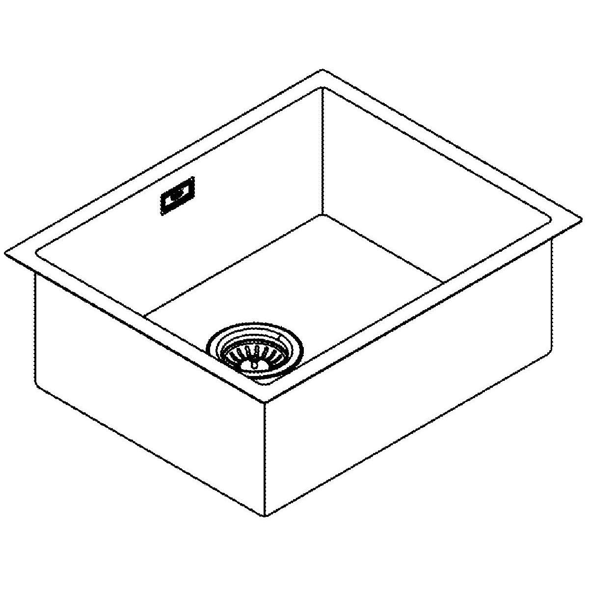 GROHE K700 31726SD0 lavello cucina 1 vasca acciaio inox