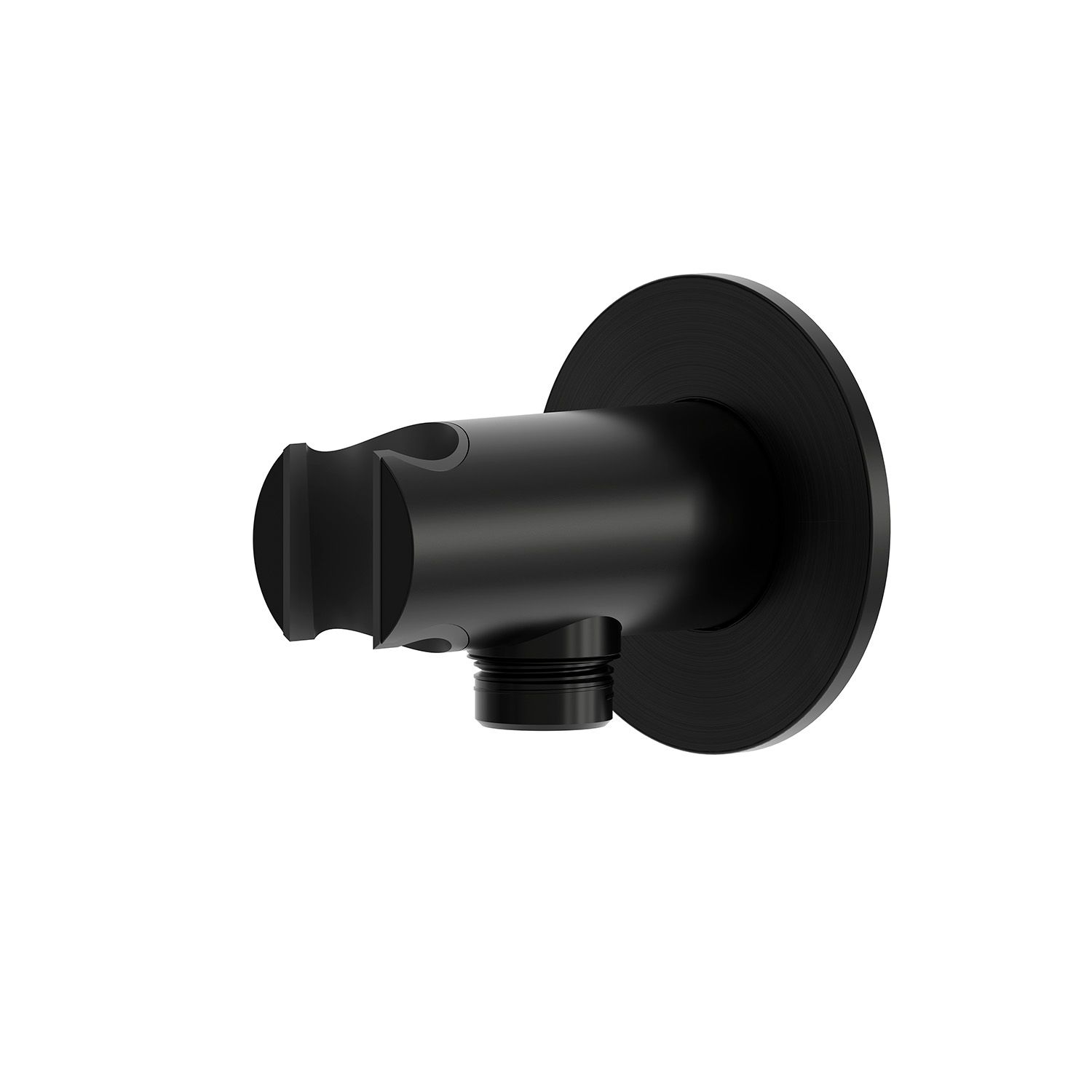 Sined Levante Nero Supporto Doccia a Muro Inox