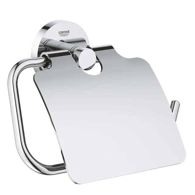 Grohe Start 41179000 portarotolo cromo con coperchio metallo