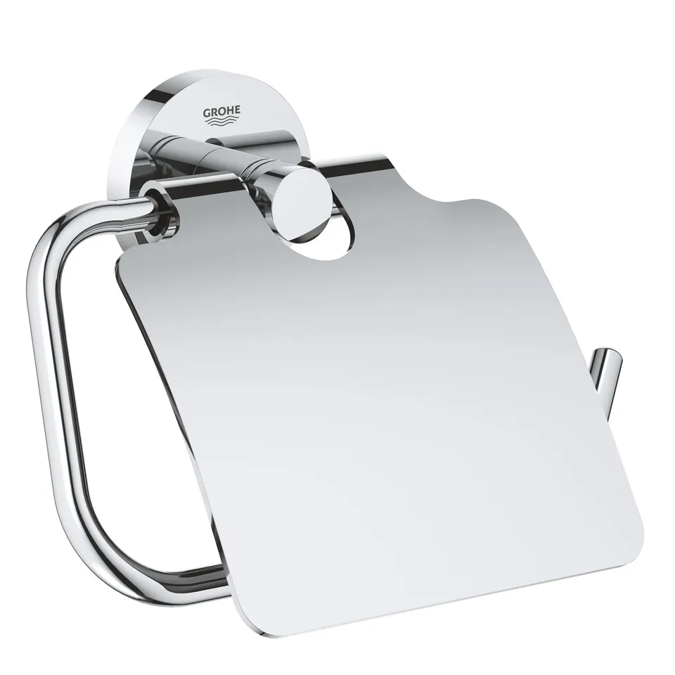 Grohe Start 41179000 portarotolo cromo con coperchio metallo