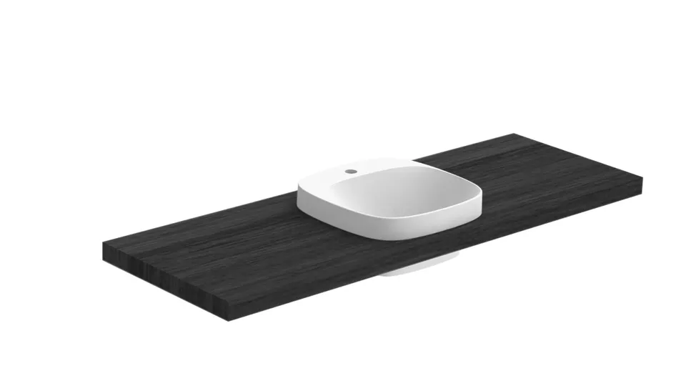 Scarabeo Moon 42A lavabo incasso bianco 42x42