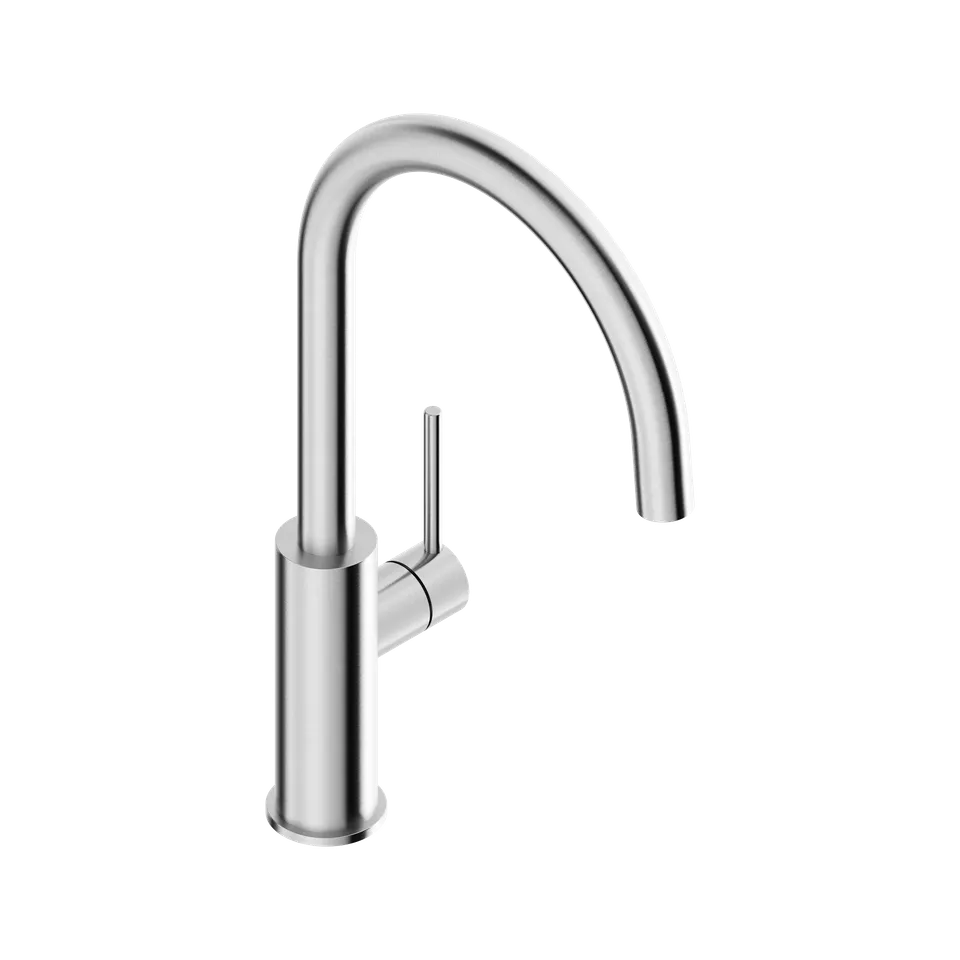 Tubico Kitchen Flows miscelatore cucina canna tonda inox 316L