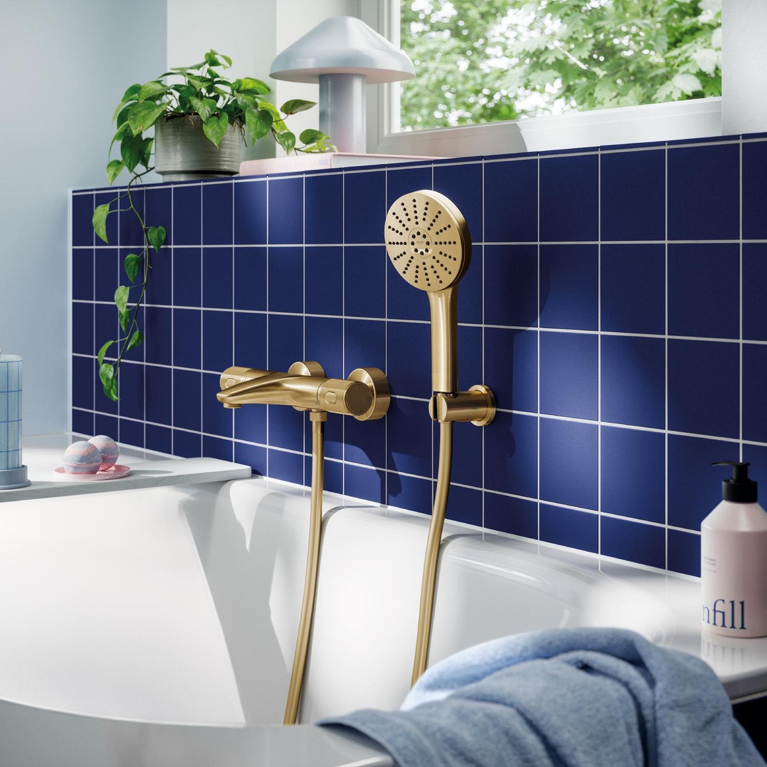 GROHE Vitalio Joy+ 120 134865GN00 set doccia oro 3 getti