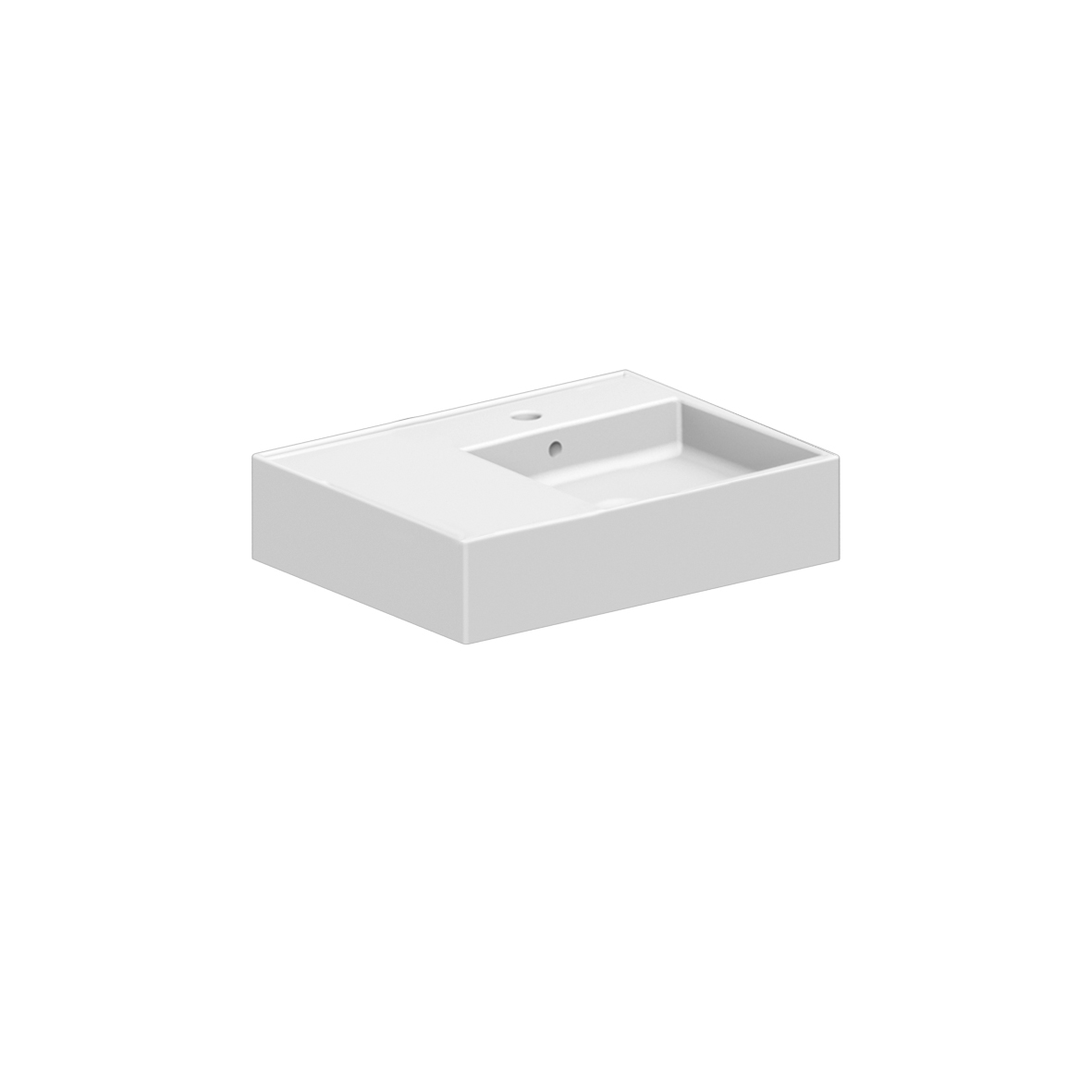 Scarabeo Teorema 2.0 60 Shelf SX lavabo bianco