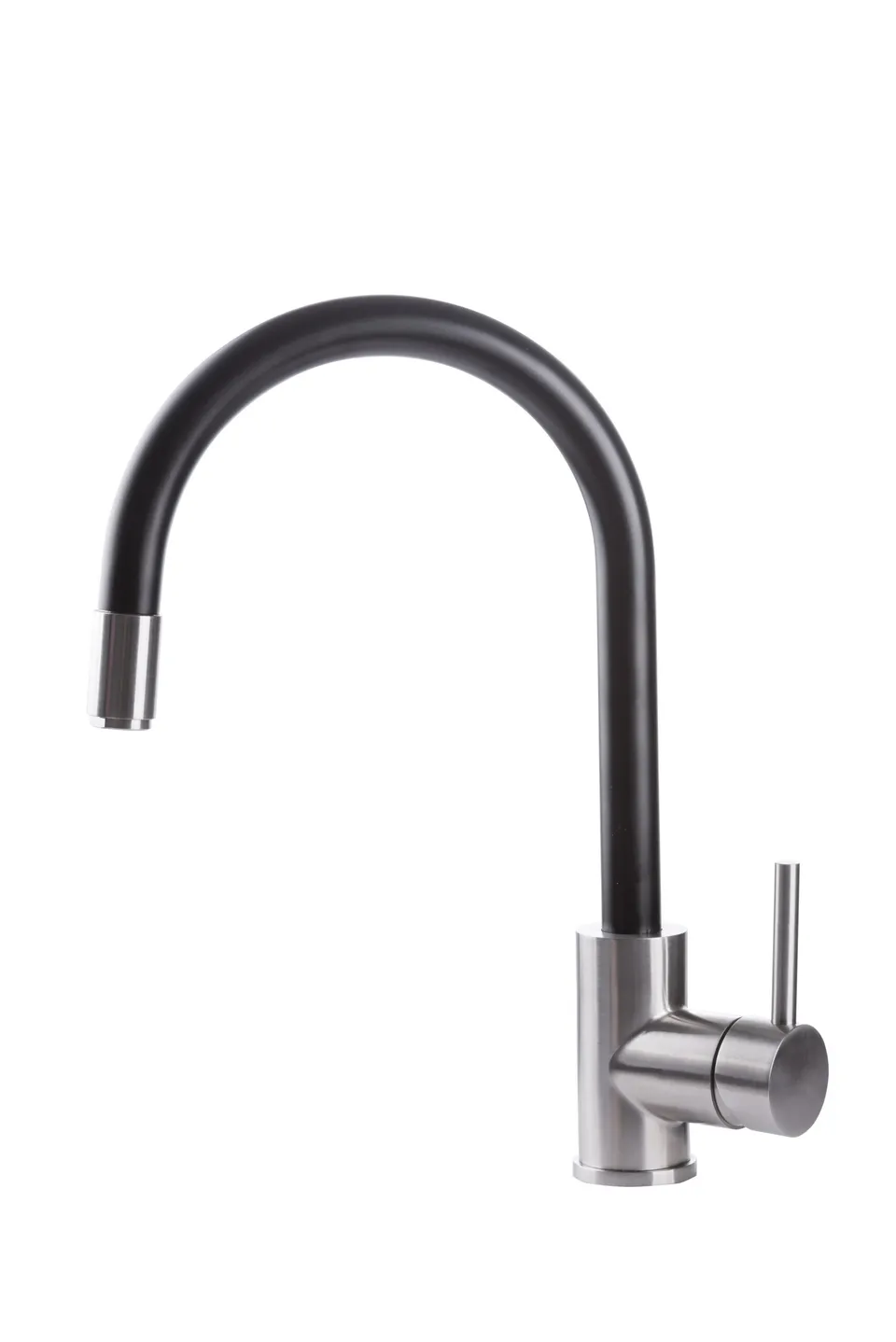 Tubico Kitchen River miscelatore cucina inox canna nera