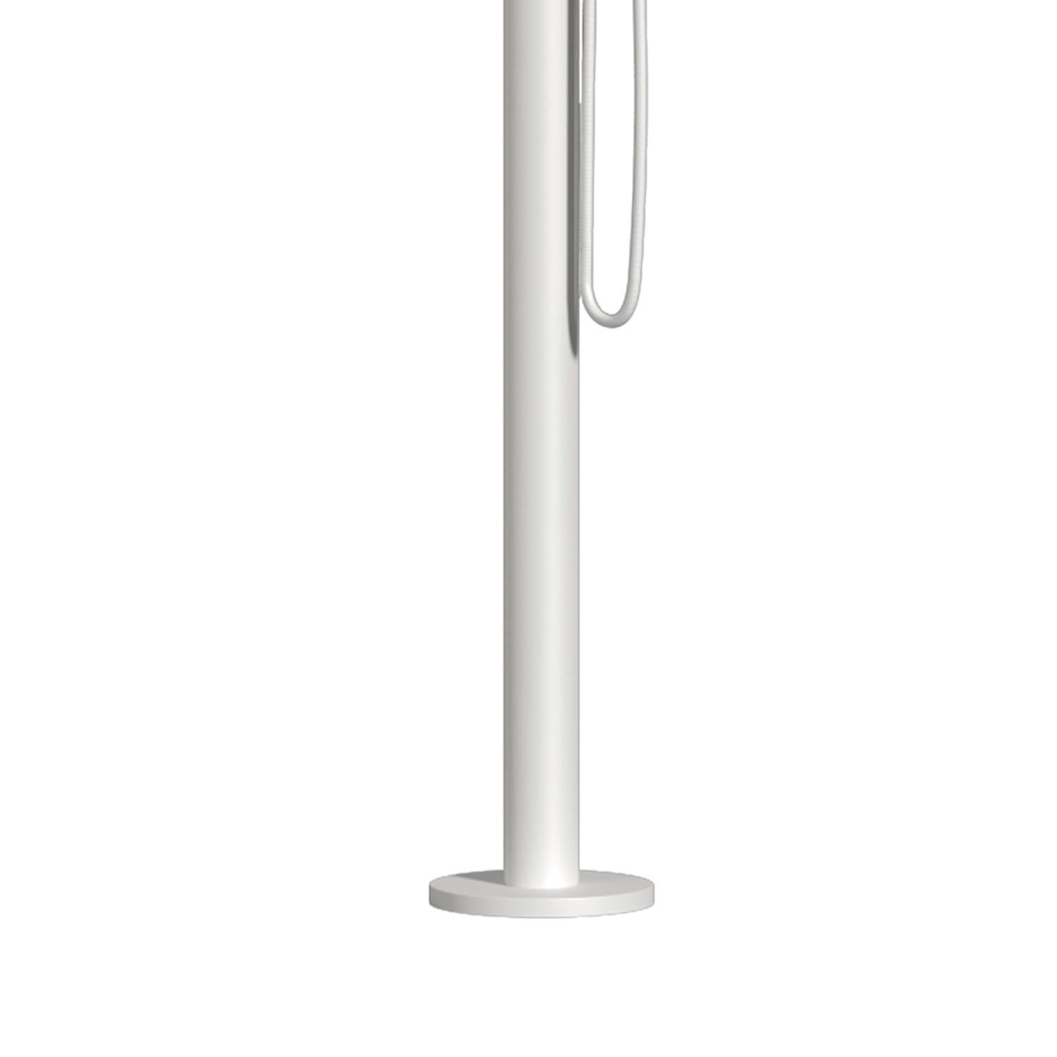Sined Chia Doccia da Esterno Bianca 230 cm inox