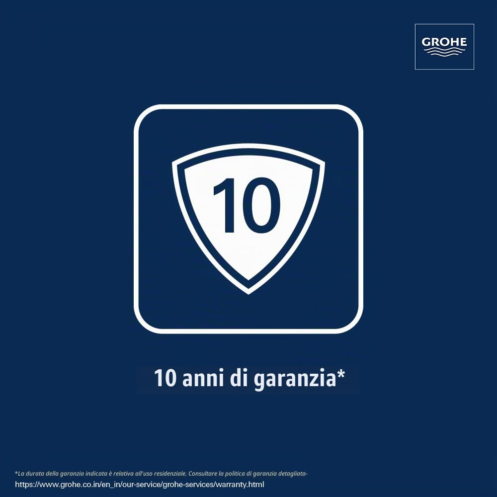 Grohe Skate Cosmopolitan 38732SH0 Placca WC Bianca doppio scarico
