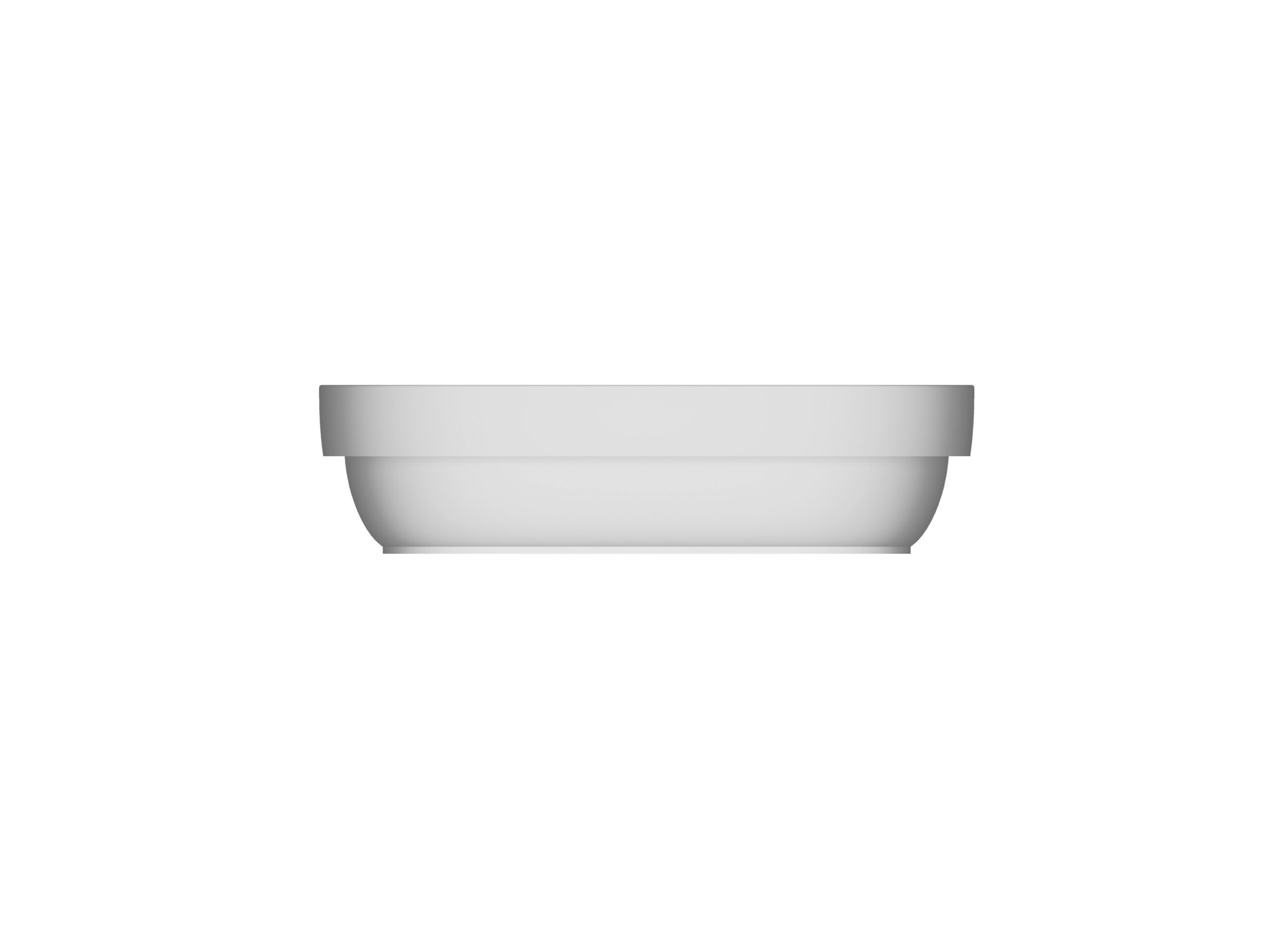Scarabeo Glam 56/AR lavabo appoggio bianco 56x39