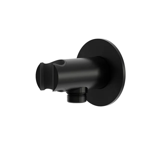Sined Levante Nero Supporto Doccia a Muro Inox