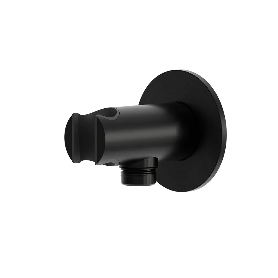Sined Levante Nero Supporto Doccia a Muro Inox