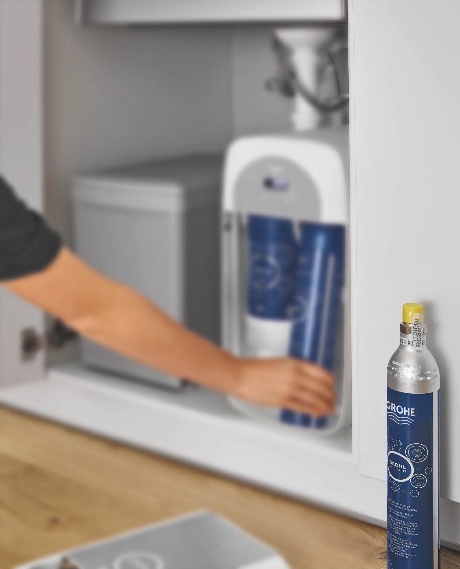 GROHE Blue Pure 40422000 bombole CO2 alimentari set 4 pezzi