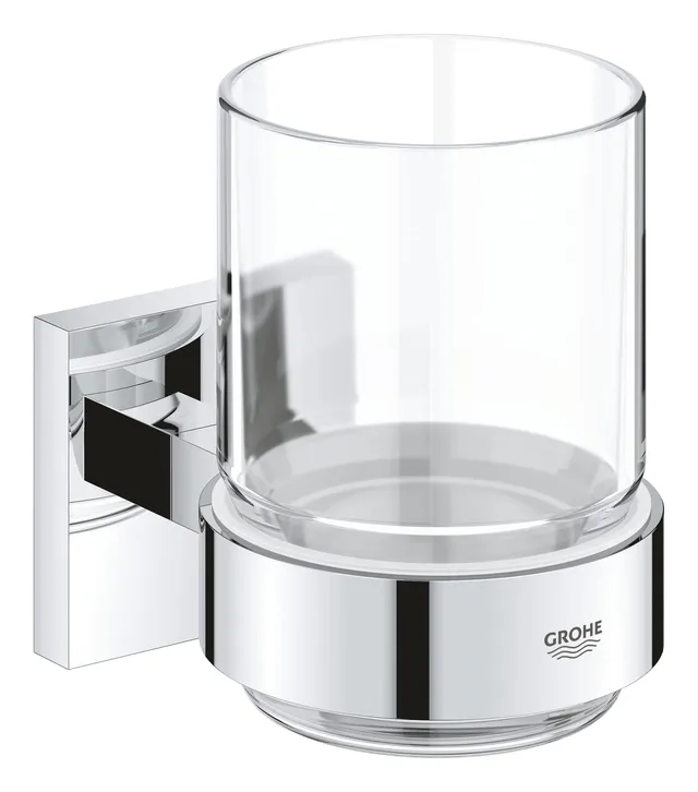 GROHE Start Cube portabicchiere vetro cromo 41097000