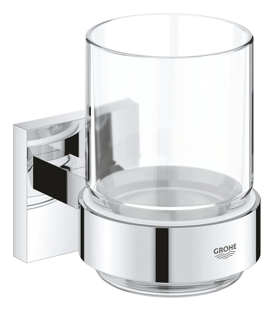 GROHE Start Cube portabicchiere vetro cromo 41097000