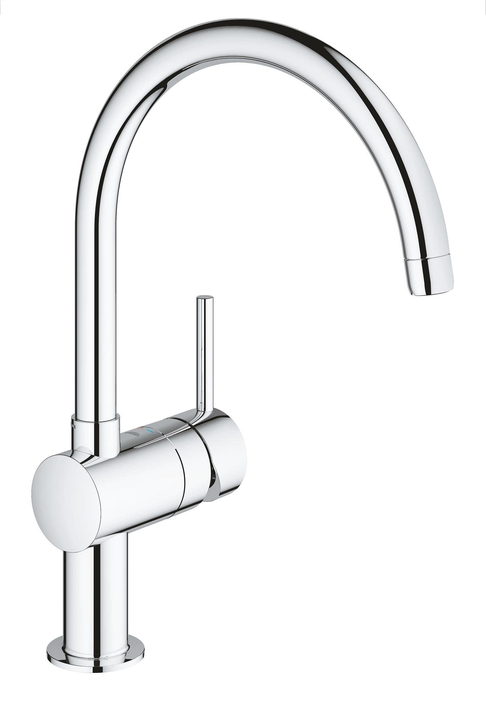 Grohe Minta 32917000 Miscelatore Cucina Cromato Bocca Alta
