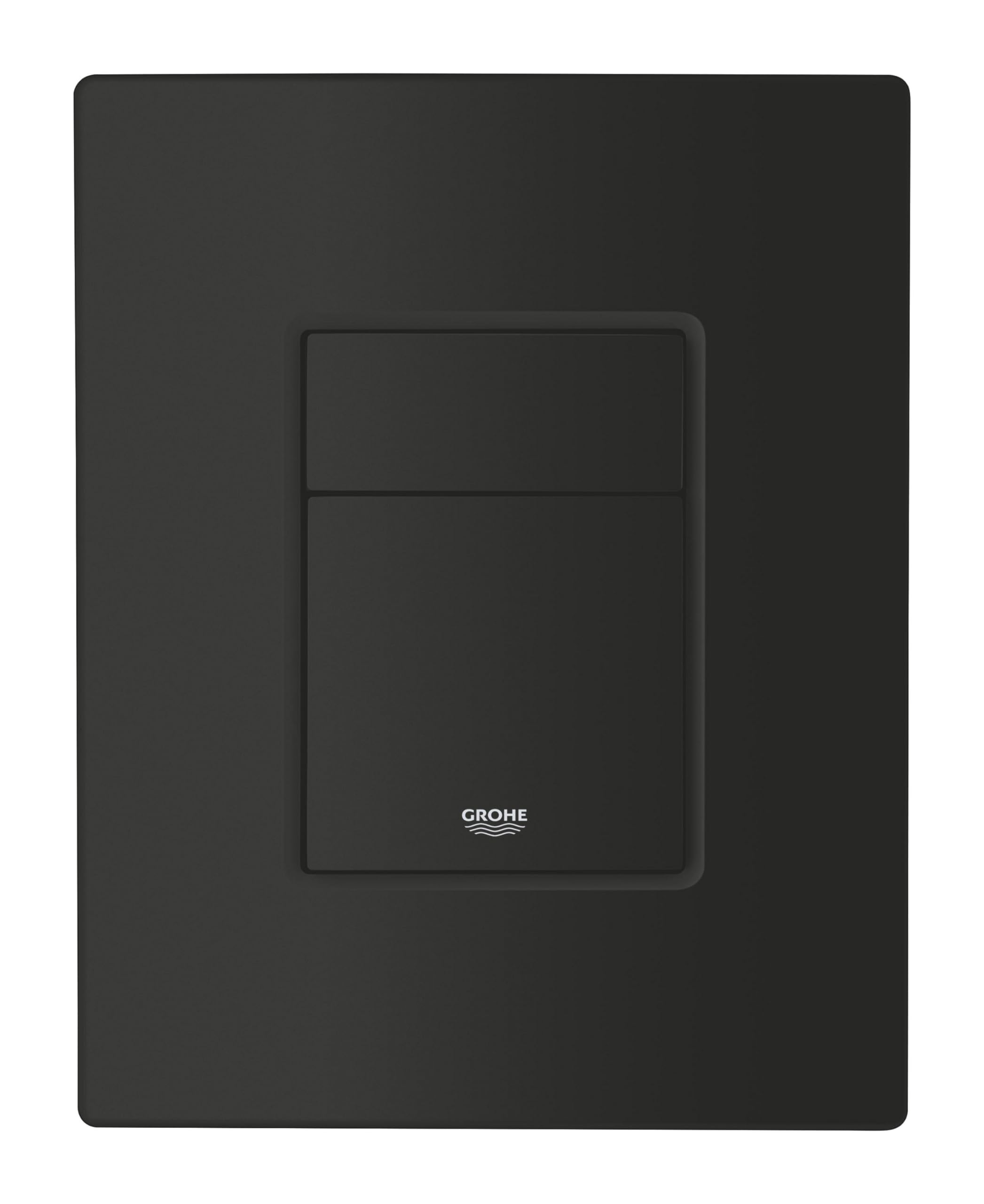 Grohe Even 389662430 placca WC nero opaco 156x197 mm