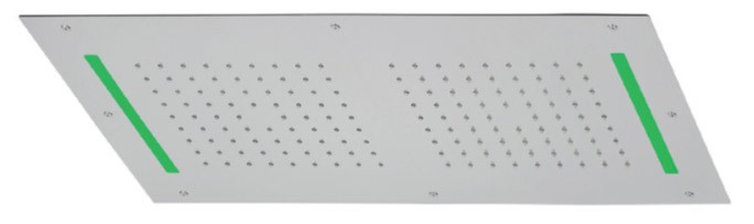 Tubico soffione doccia incasso LED 500x400 mm