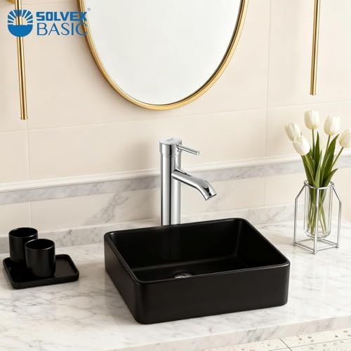Solvex SP-10013 miscelatore lavabo cromo monoforo acciaio
