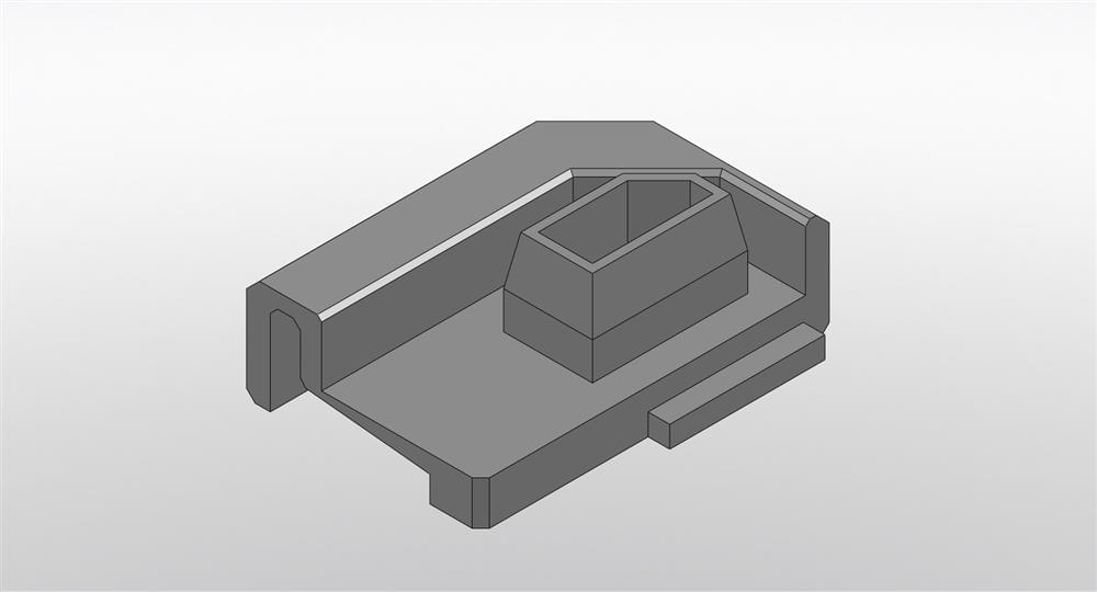Vismaravetro Profili SMF base terzo lato DX satinato