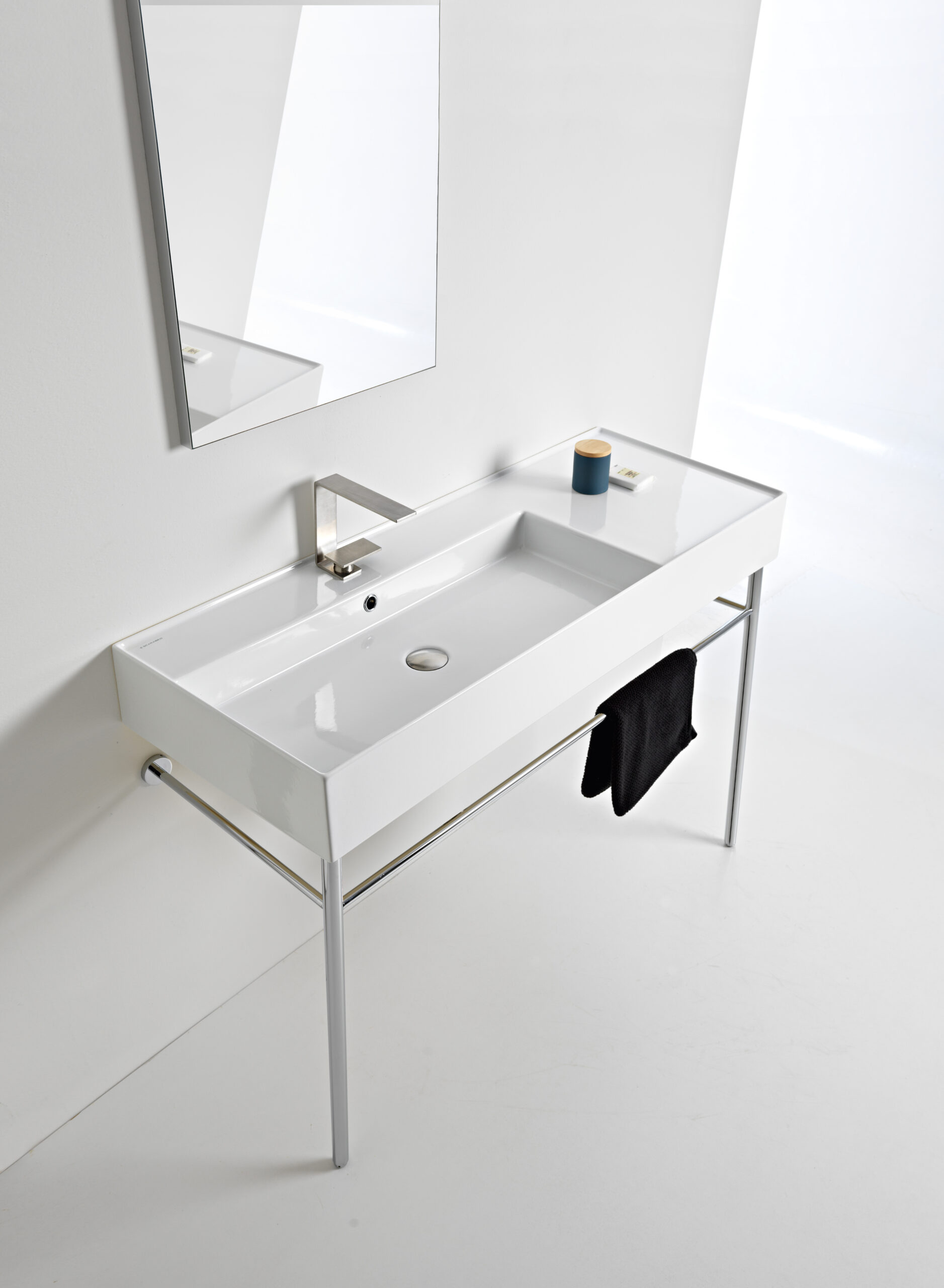 Scarabeo Teorema 2.0 120 Shelf DX lavabo 121x46 cm mensola