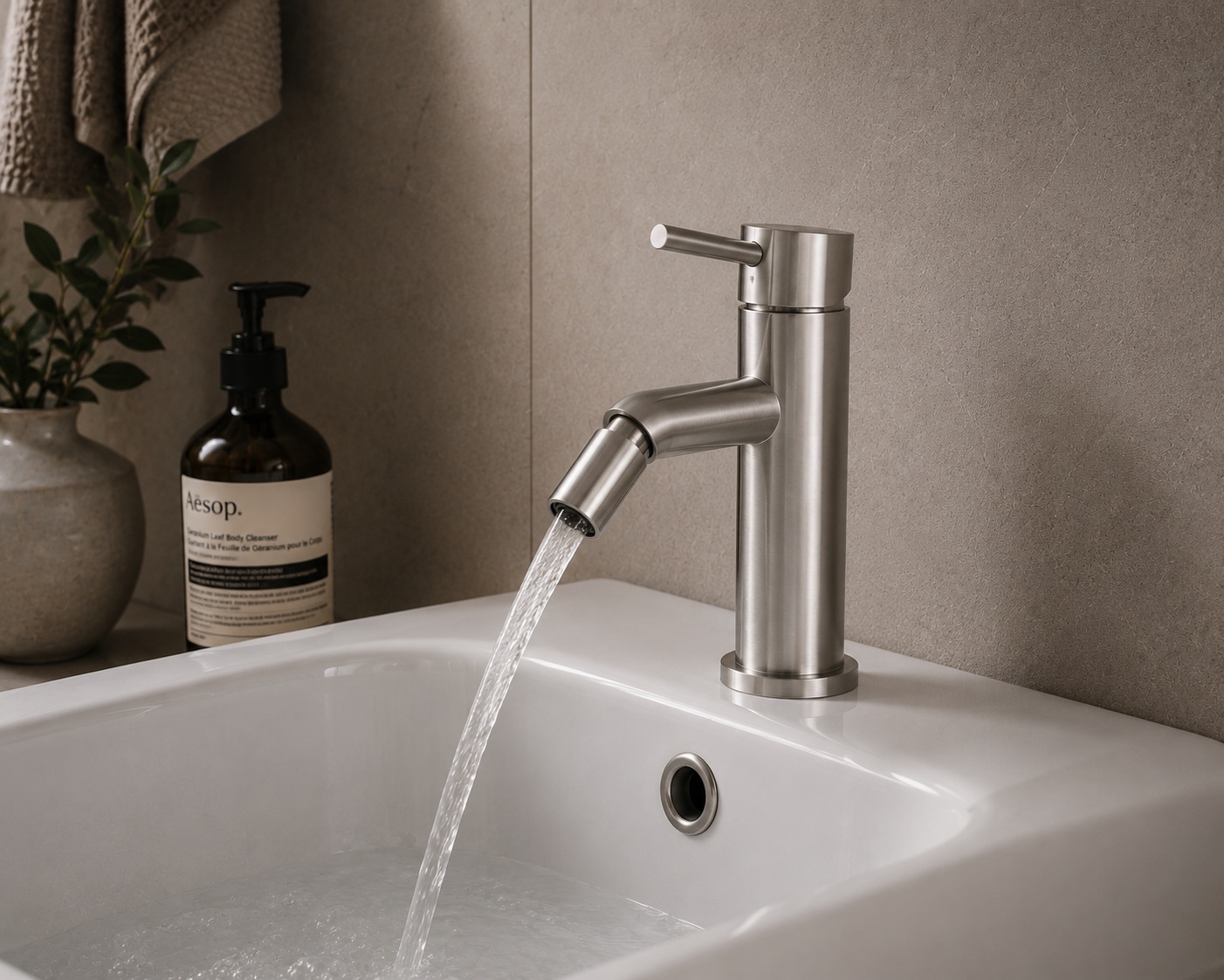Sined Levante Inox miscelatore bidet acciaio 316L