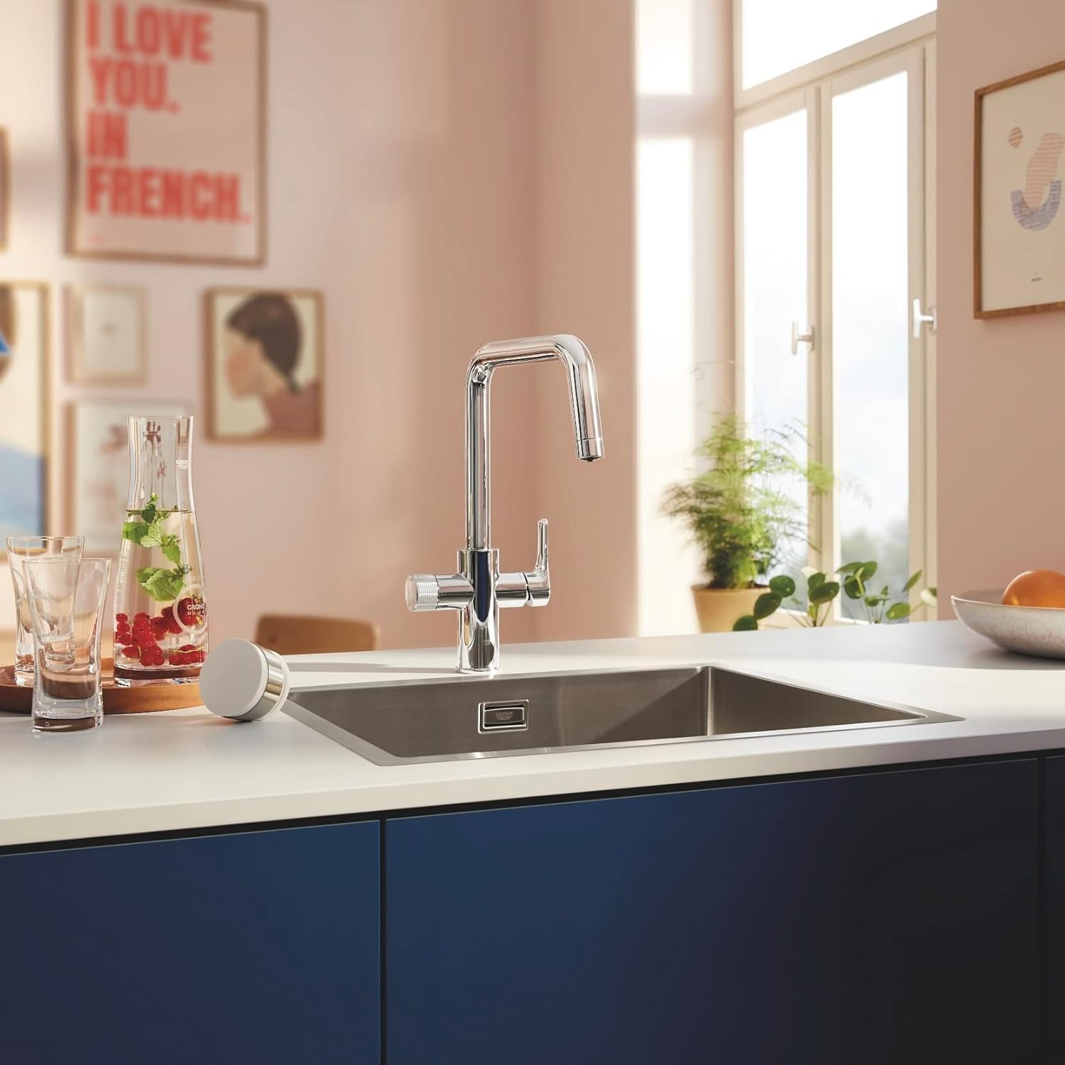 GROHE Blue Pure 30596000 rubinetto cucina filtro U cromo