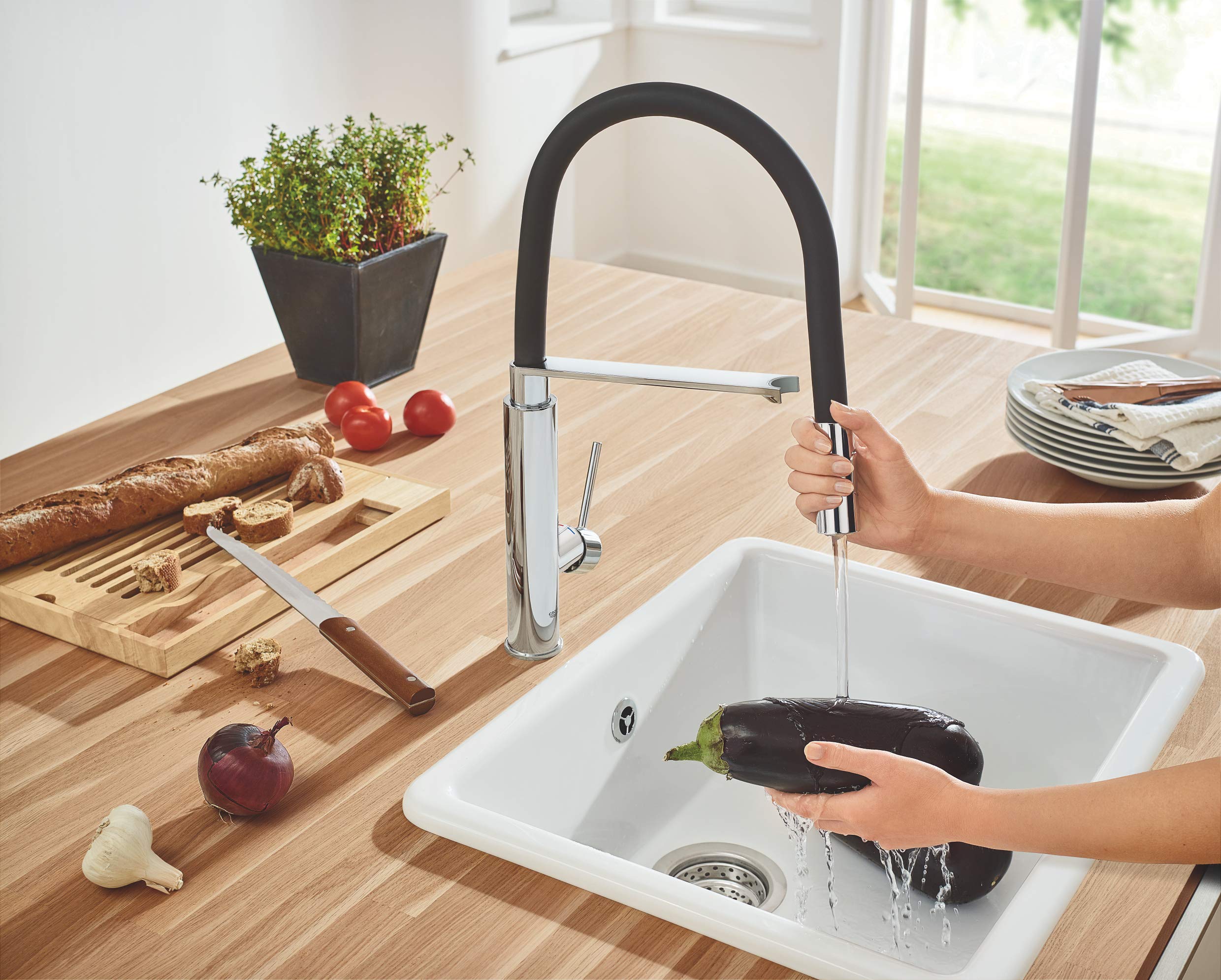 GROHE Eurocube 31491000 rubinetto cucina cromo professionale