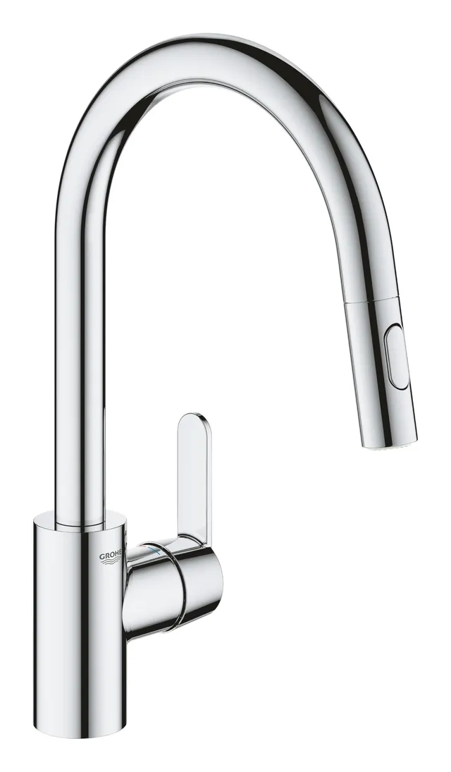 Grohe Eurocube 31484001 miscelatore lavello cromo moderno