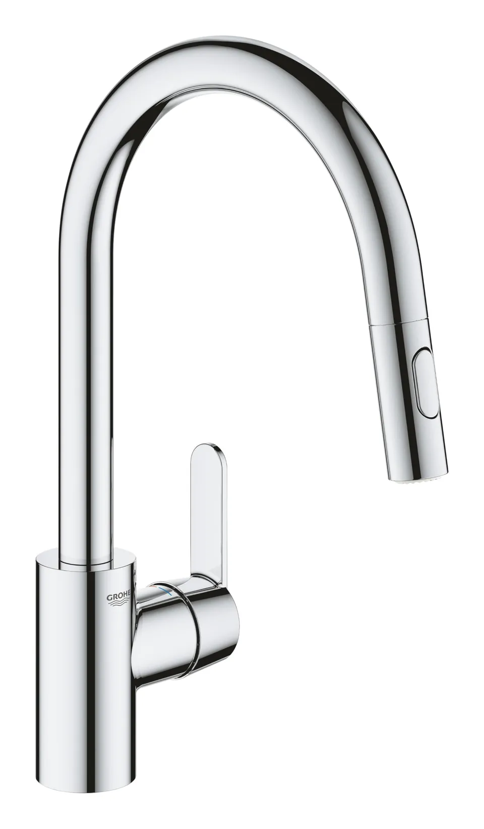 Grohe Eurocube 31484001 miscelatore lavello cromo moderno