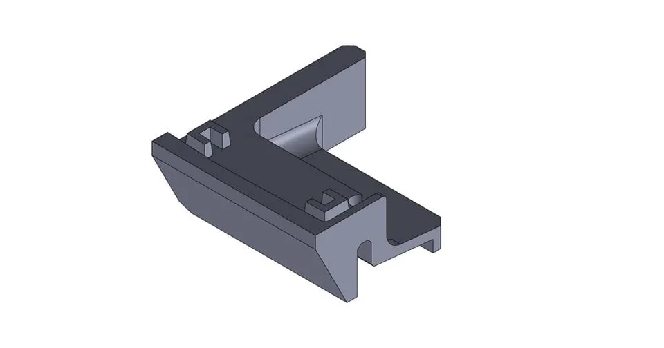 Vismaravetro Flare Base SMF Montante Anta Destra Argento Satinato