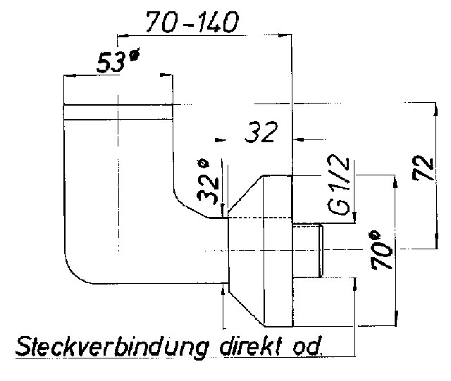 Schmiedl GS1088/15 sifone a imbuto 1/2