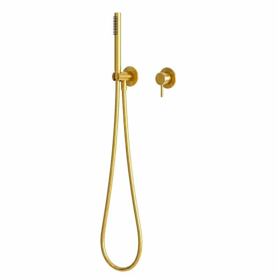 Sined Levante kit doccia incasso miscelatore oro inox