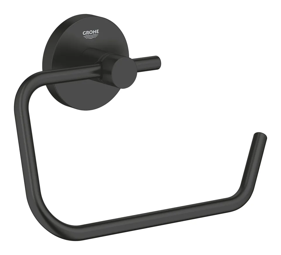 GROHE Start 412002430 Portarotolo Nero Opaco Senza Coperchio