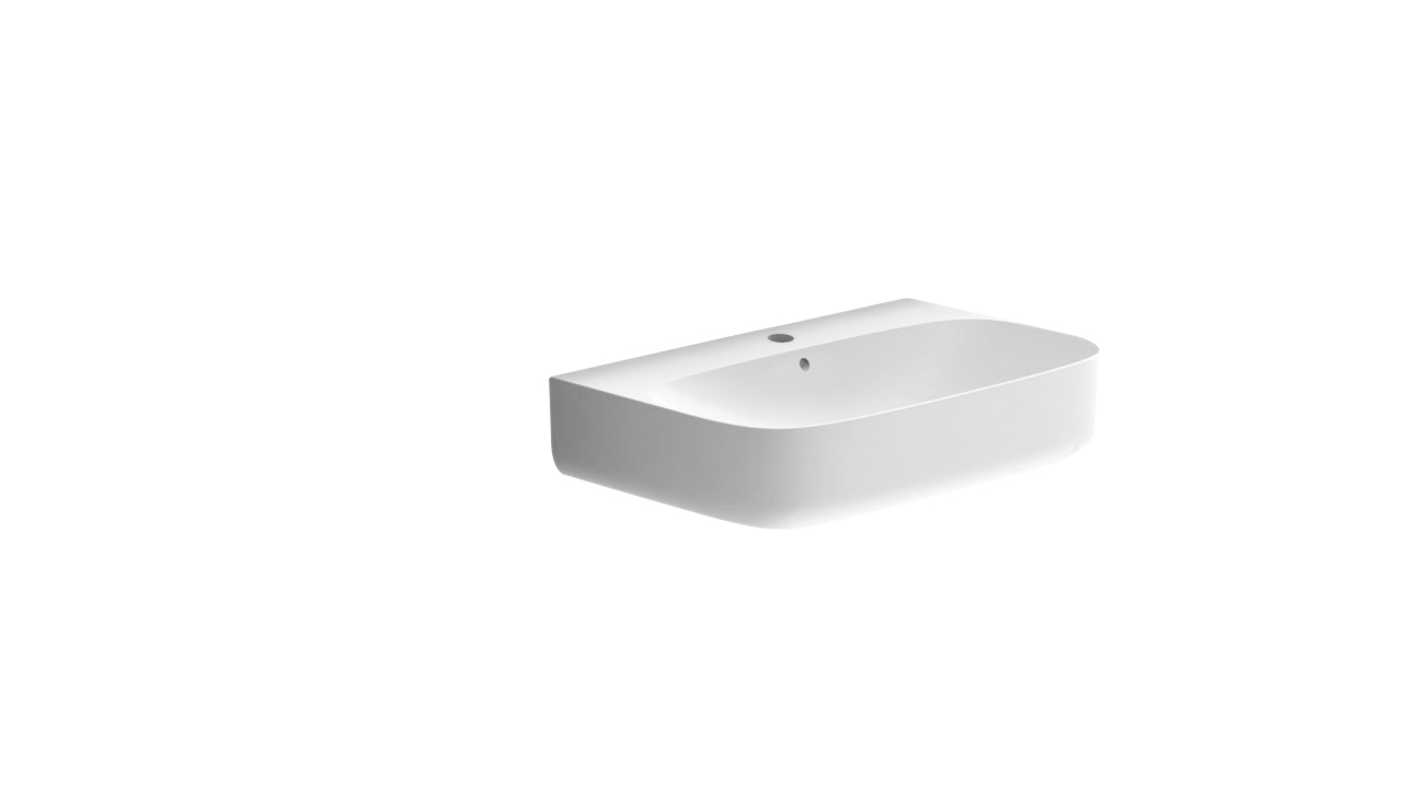 Scarabeo Moon 70R H15 lavabo 70x45 cm ceramica