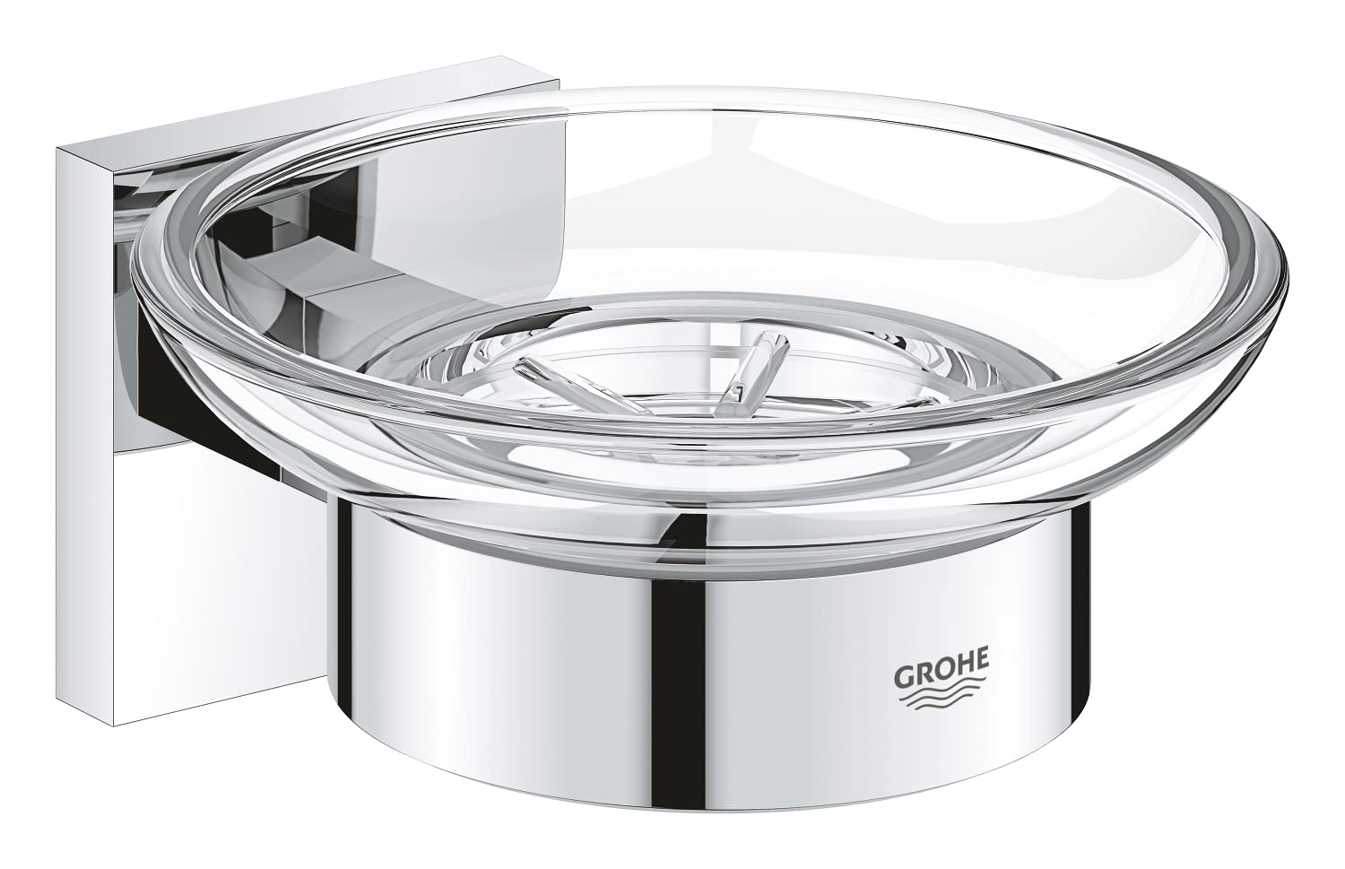 GROHE Start Cube portasapone 41096000 cromo vetro