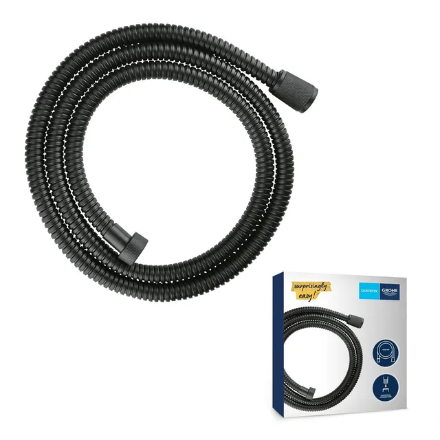 Grohe VitalioFlex 27502KS1 flessibile doccia nero 1500 mm