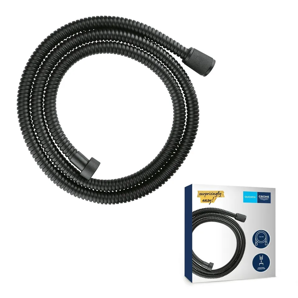 Grohe VitalioFlex 27502KS1 flessibile doccia nero 1500 mm
