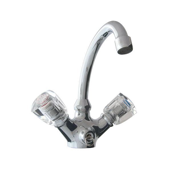 Schmiedl GS1056P Rubinetto Lavabo Monoforo 2 Manopole Girevole