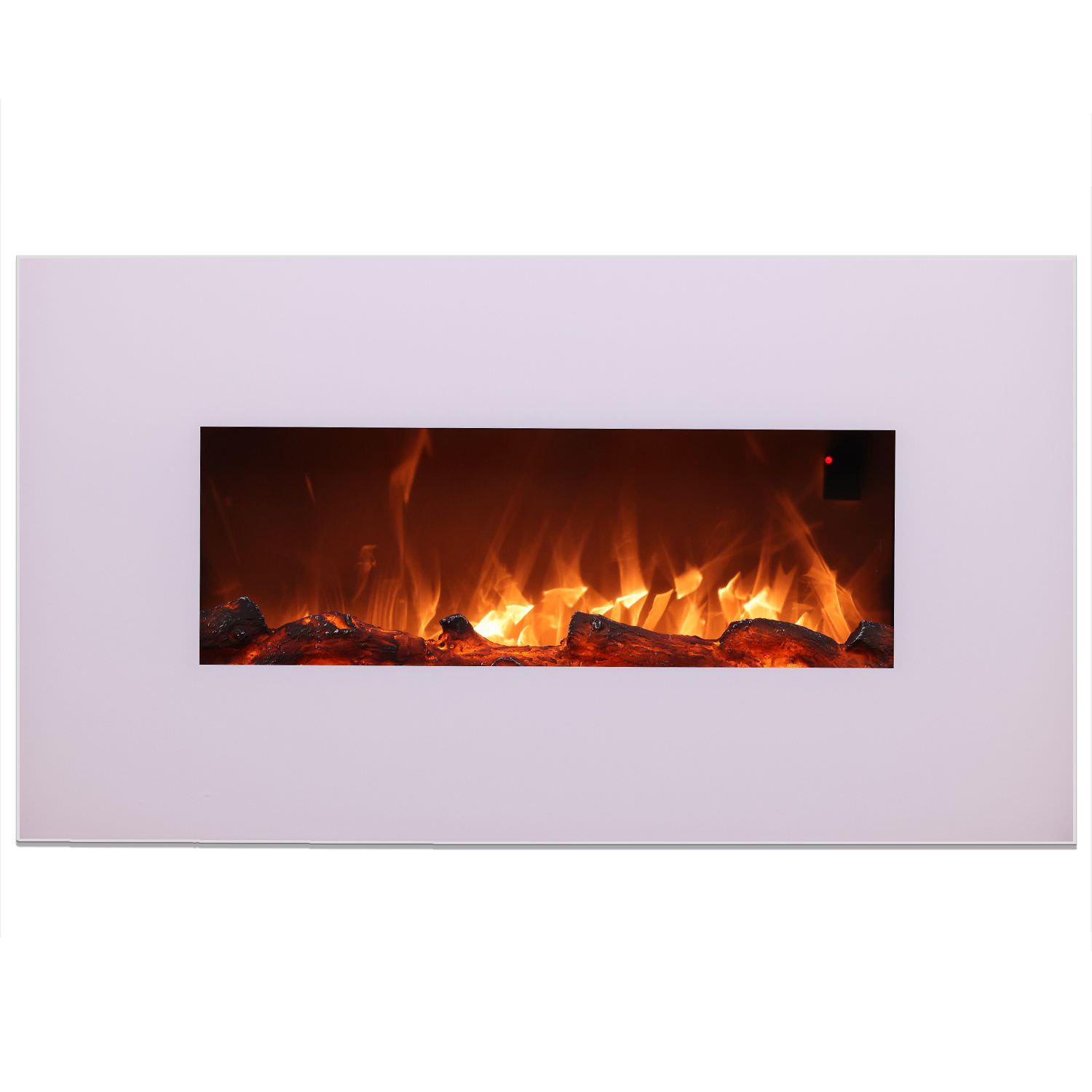 Sined Monte Bianco caminetto parete bianco 98 cm 1500W
