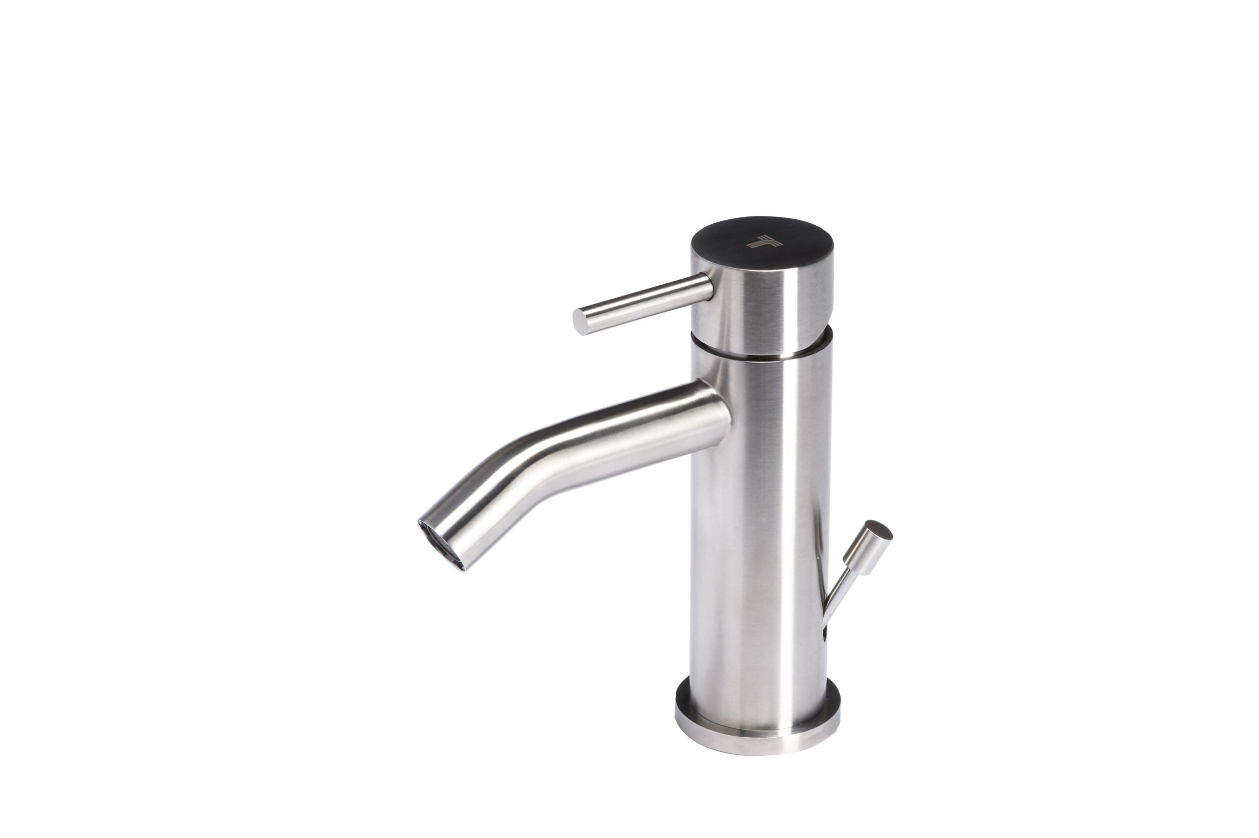 Tubico Nilo miscelatore bidet satinato con scarico