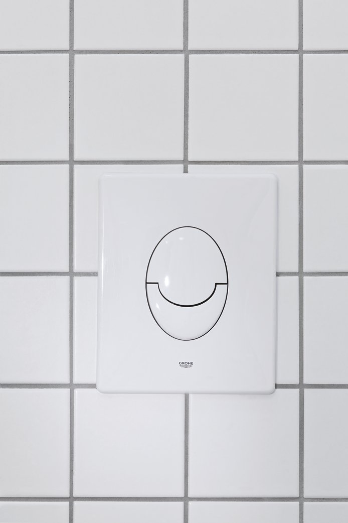 GROHE Skate Air 38505SH0 placca WC bianco verticale