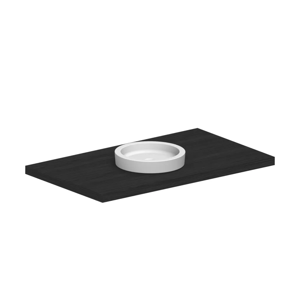 Scarabeo Bucket 35 H6 lavabo tondo bianco