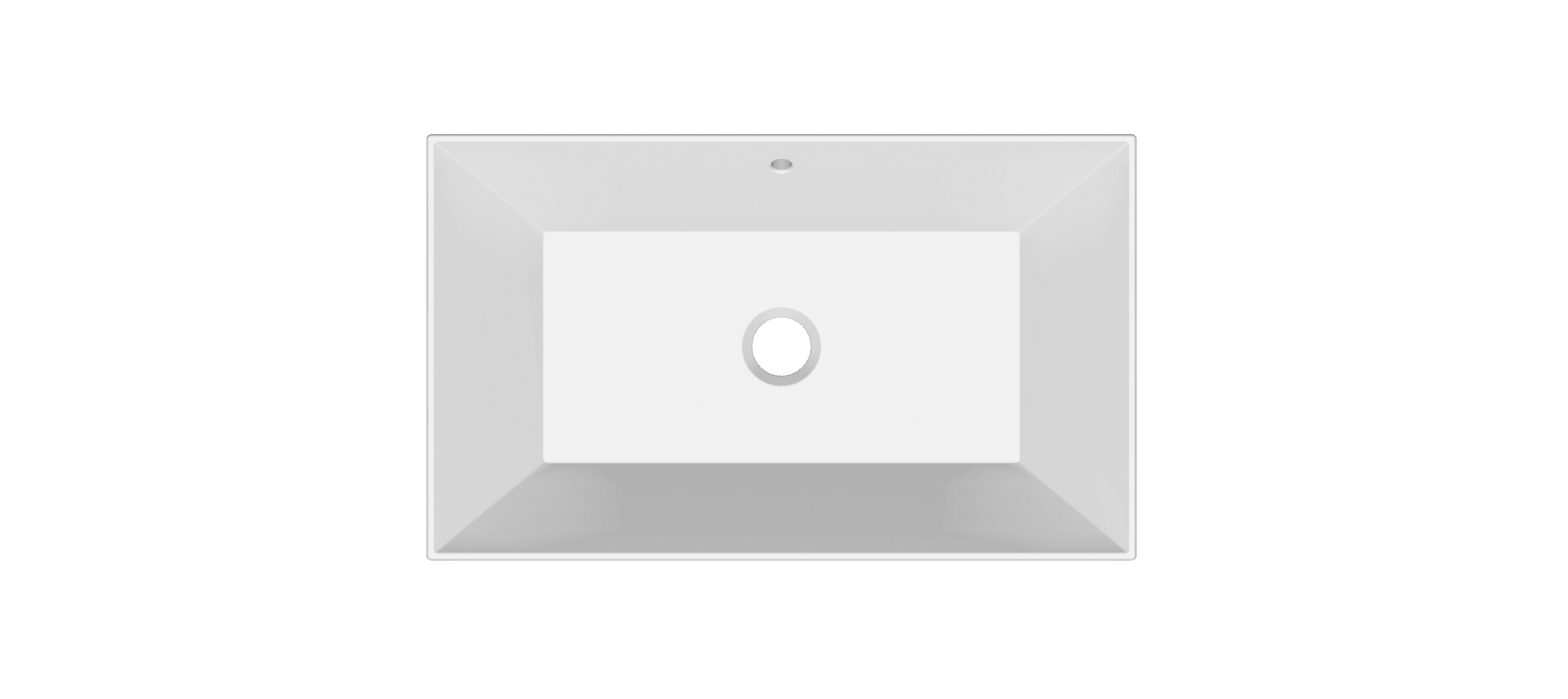 Scarabeo Teorema 2.0 60x36 lavabo incasso ceramica