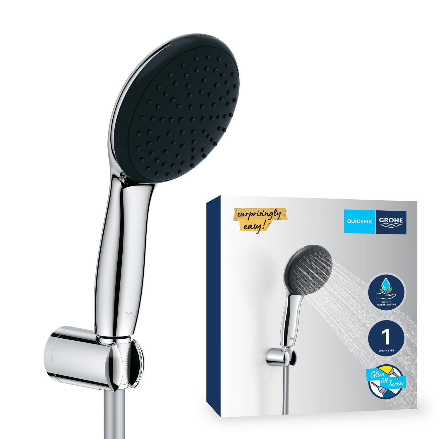 GROHE Vitalio Start 110 26720001 doccetta con flessibile 150 cm anticalcare