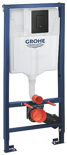 Grohe Solido 388112430 Telaio WC Sospeso Nero Opaco 1,13 m