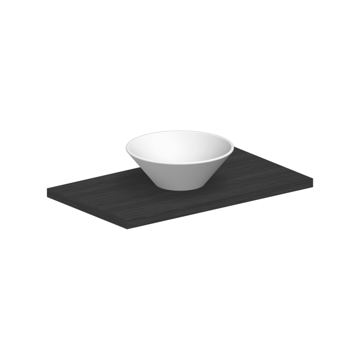 Scarabeo Shape Cono lavabo ceramica bianco