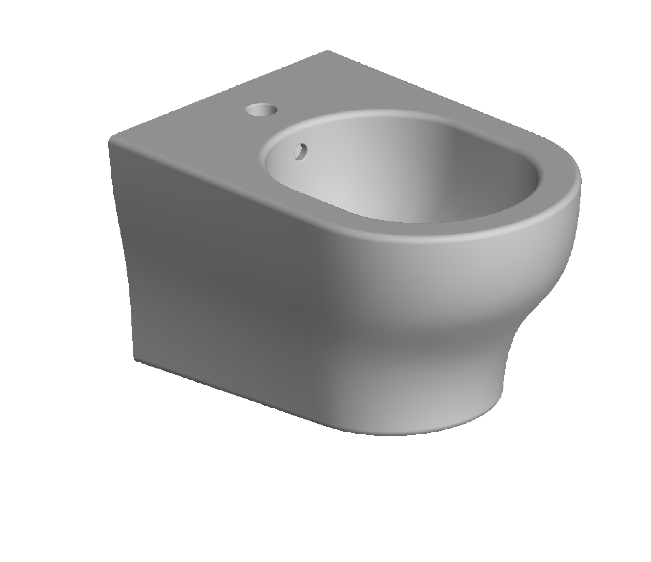 Scarabeo Evo bidet sospeso ceramica bianca