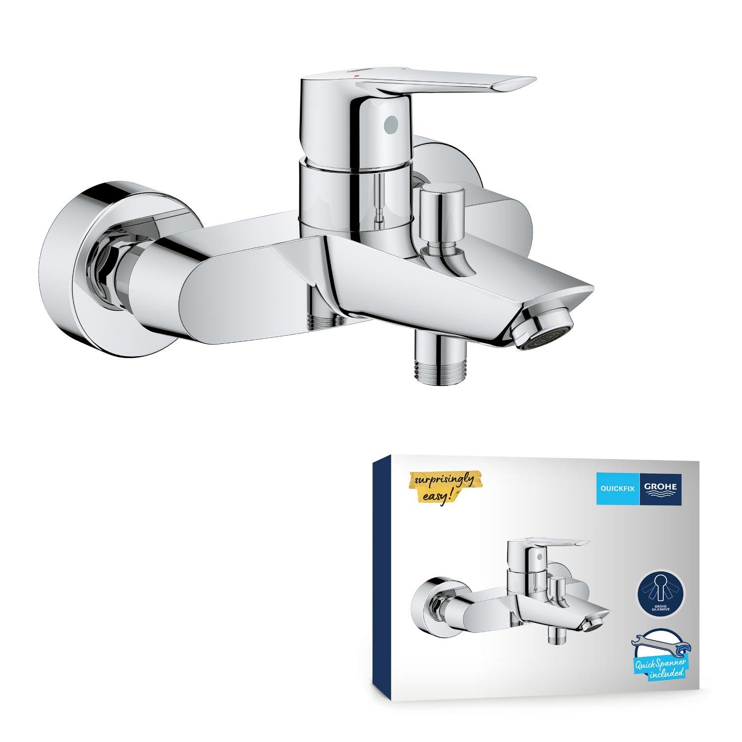 GROHE Start miscelatore vasca-doccia parete cromo