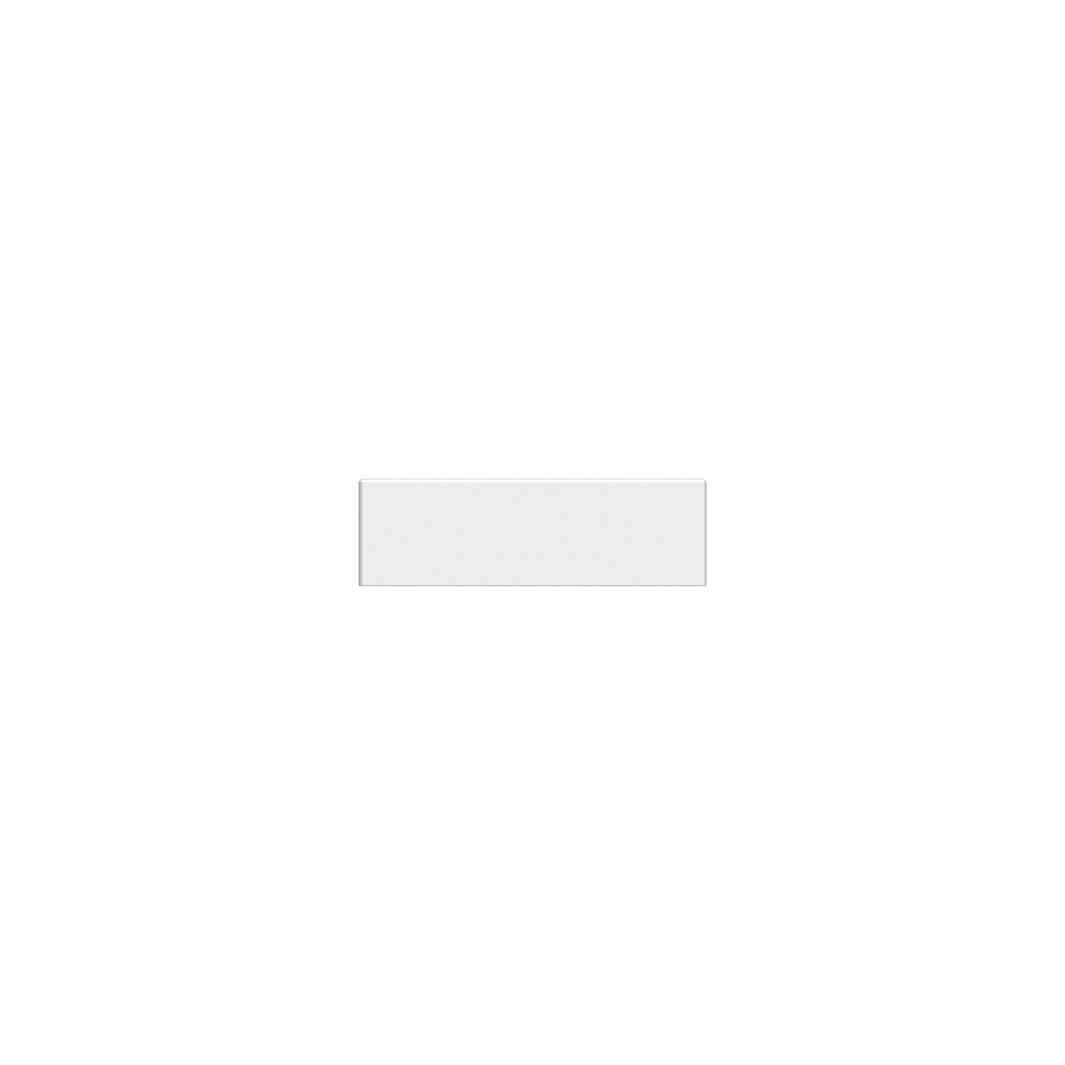 Scarabeo Teorema 41x23R lavabo appoggio bianco