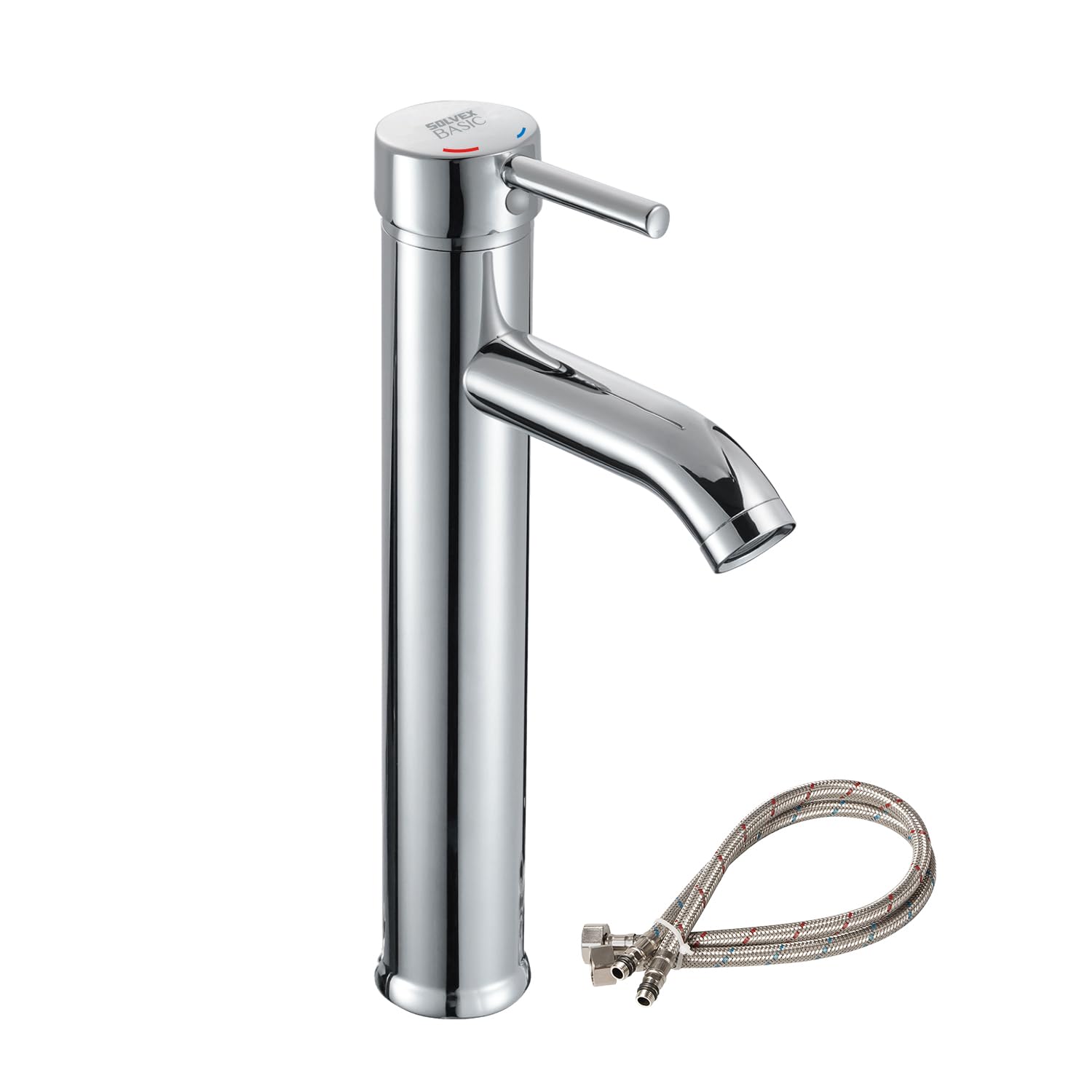 Solvex SF-11801 miscelatore lavabo acciaio cromato